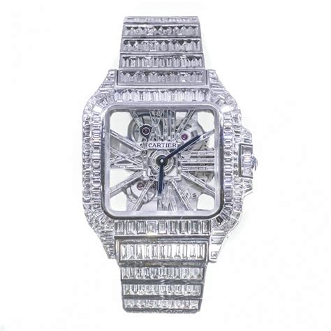 cartier tank skeleton watch|cartier skeleton bust down.